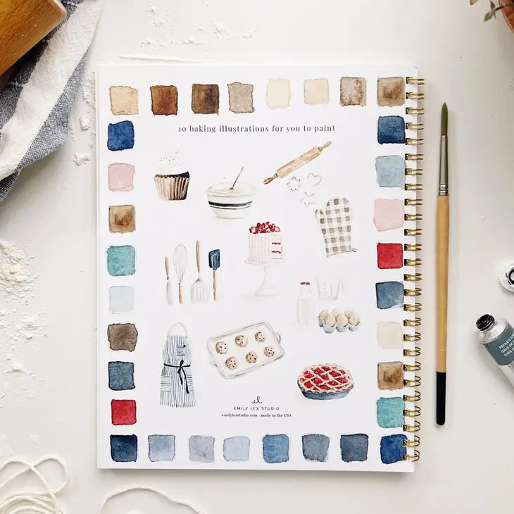 Watercolor Workbook-Baking
