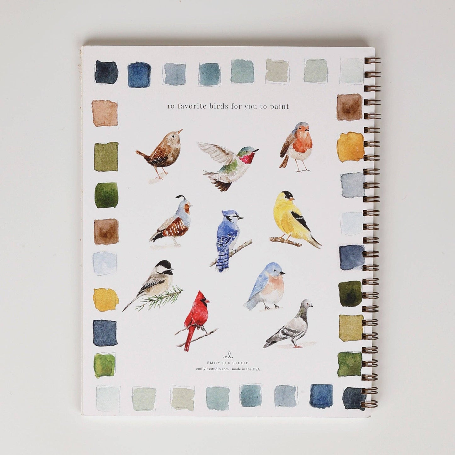 Watercolor Workbook- Birds
