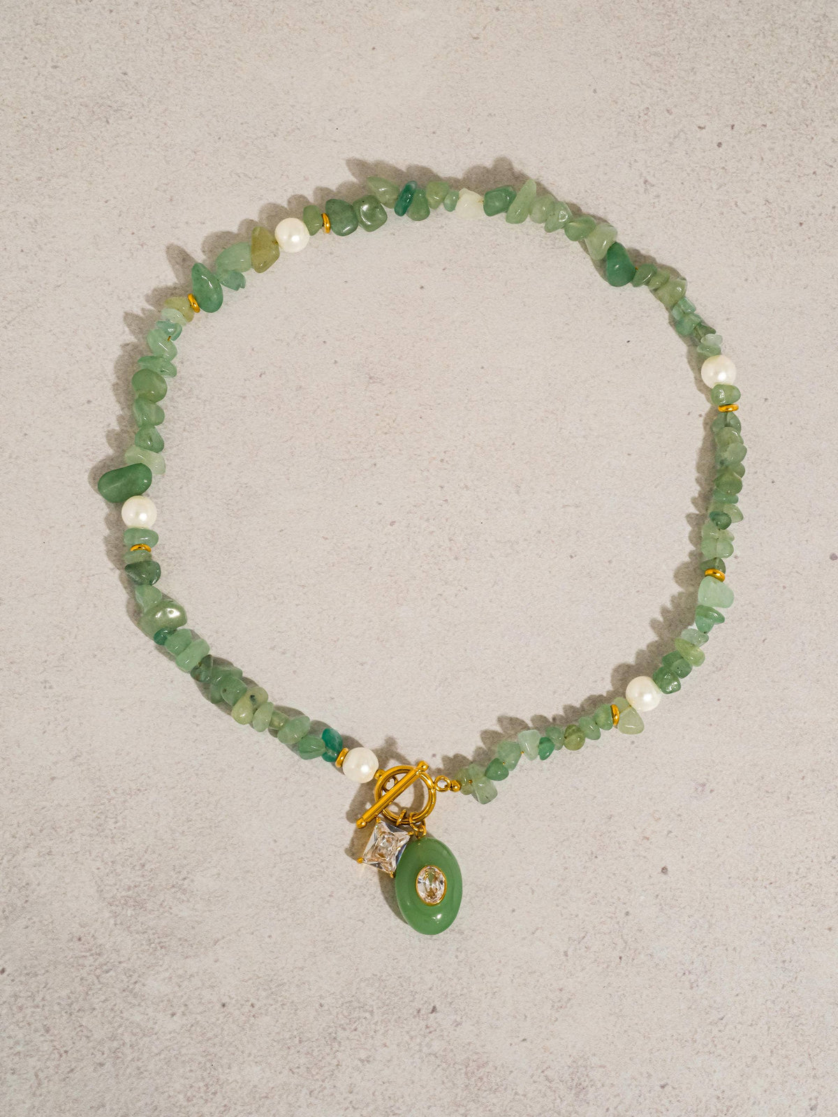 Cercey Necklace — Green