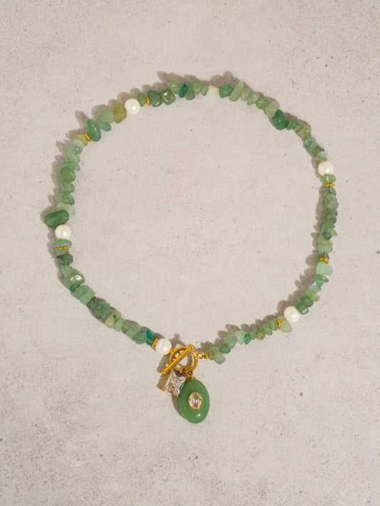 Cercey Necklace — Green