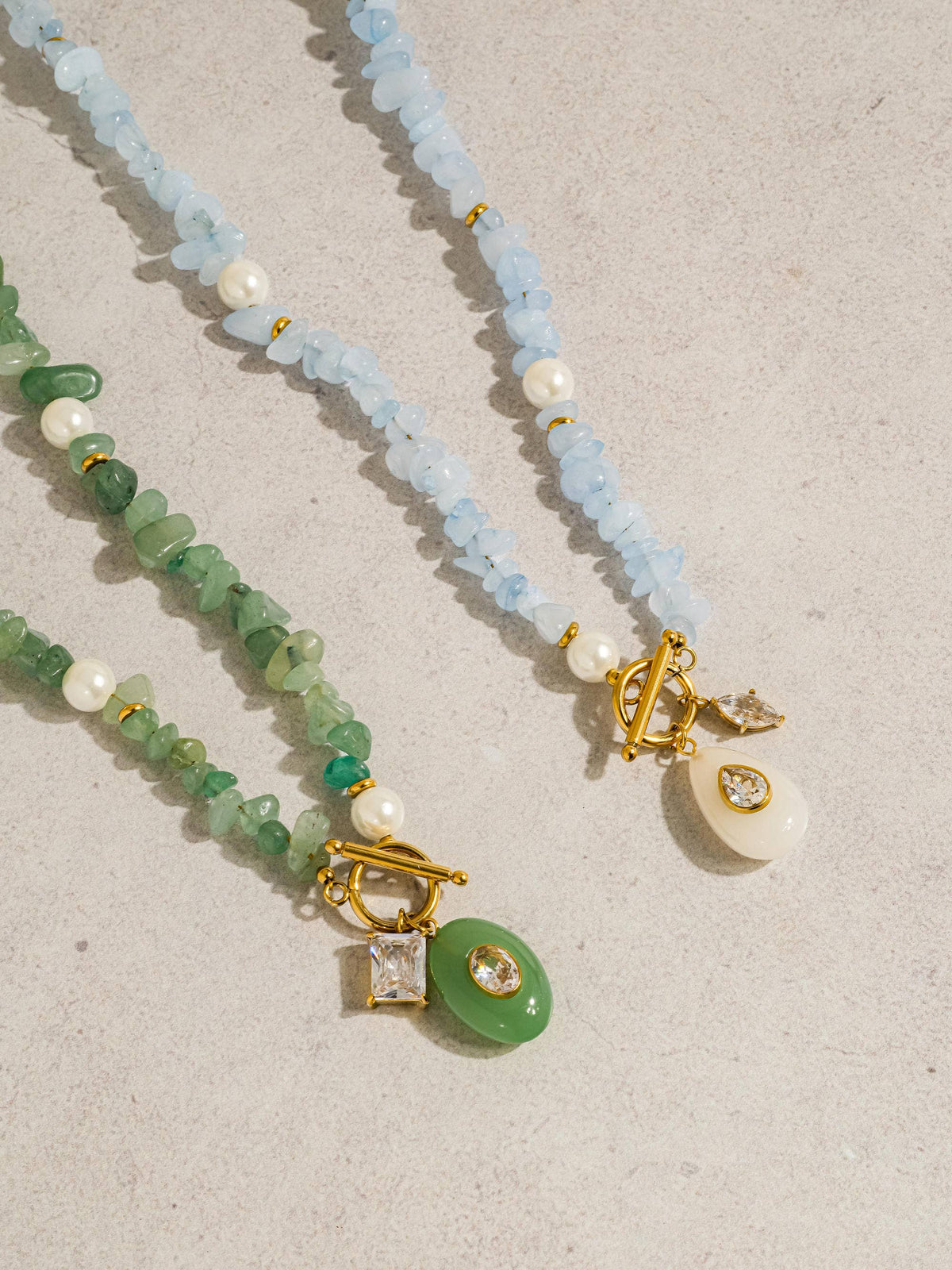 Cercey Necklace — Green