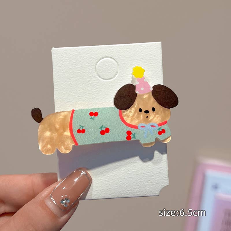 Animal Hair Clasp Barrette