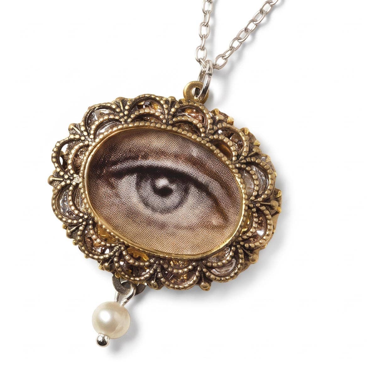 Petite Lover’s Eye Filigree Necklace