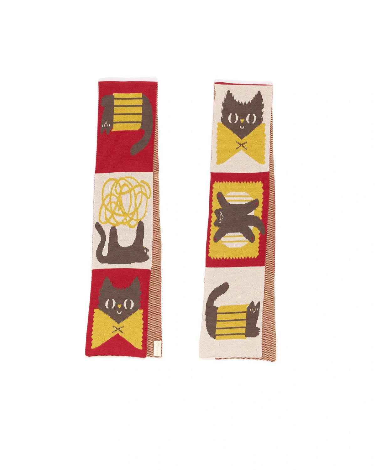 Pasta Cat Mini Scarf — Linguini