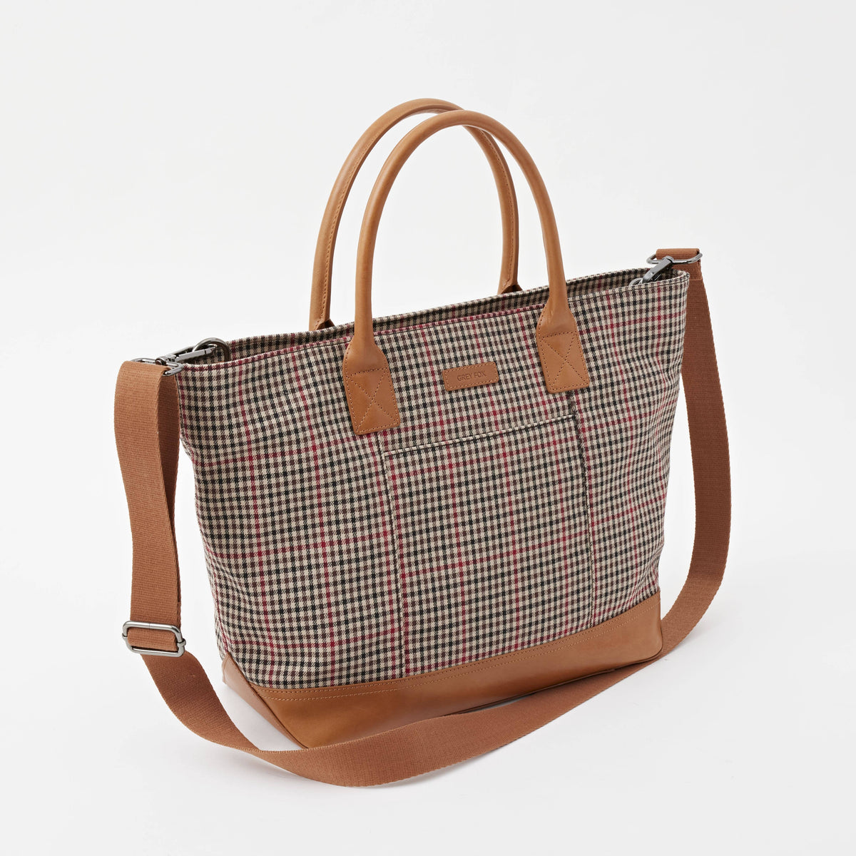 Taylor Tote - Tattersall Plaid