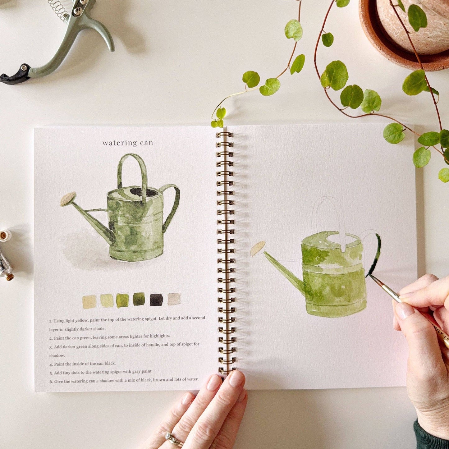 Watercolor Workbook- Garden