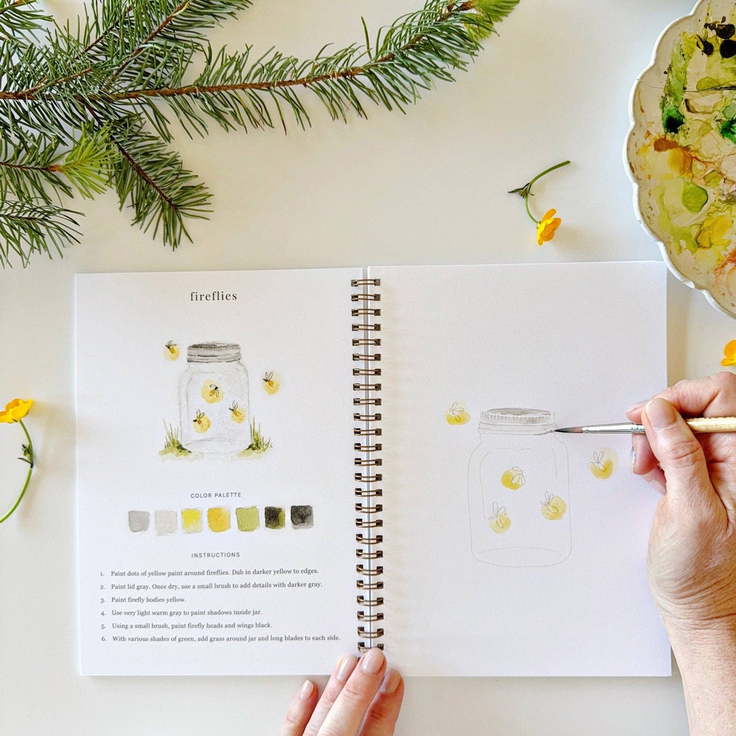 Watercolor Workbook - Camping