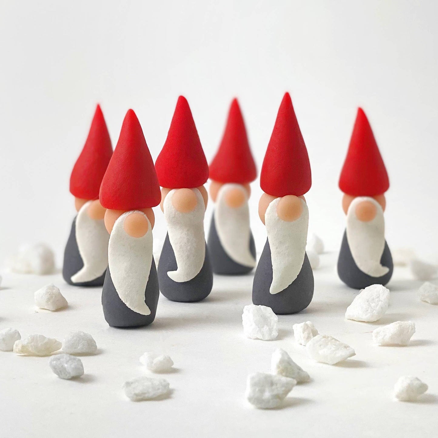 Gourmet Marzipan Candy Christmas Gnomes