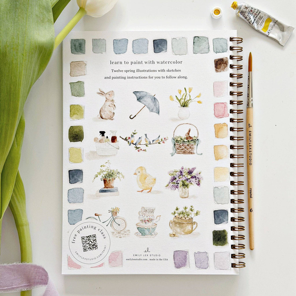 Watercolor Workbook – Spring