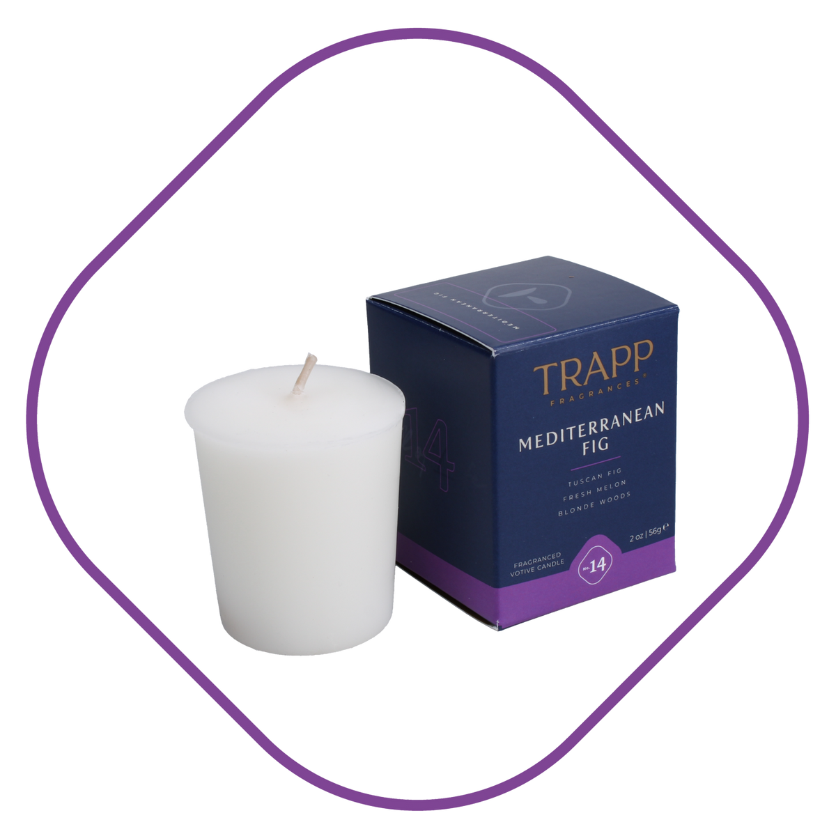 Trapp No. 14 Mediterranean Fig 2 oz. Votive Candle
