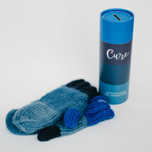 CURE Mittens--Blue