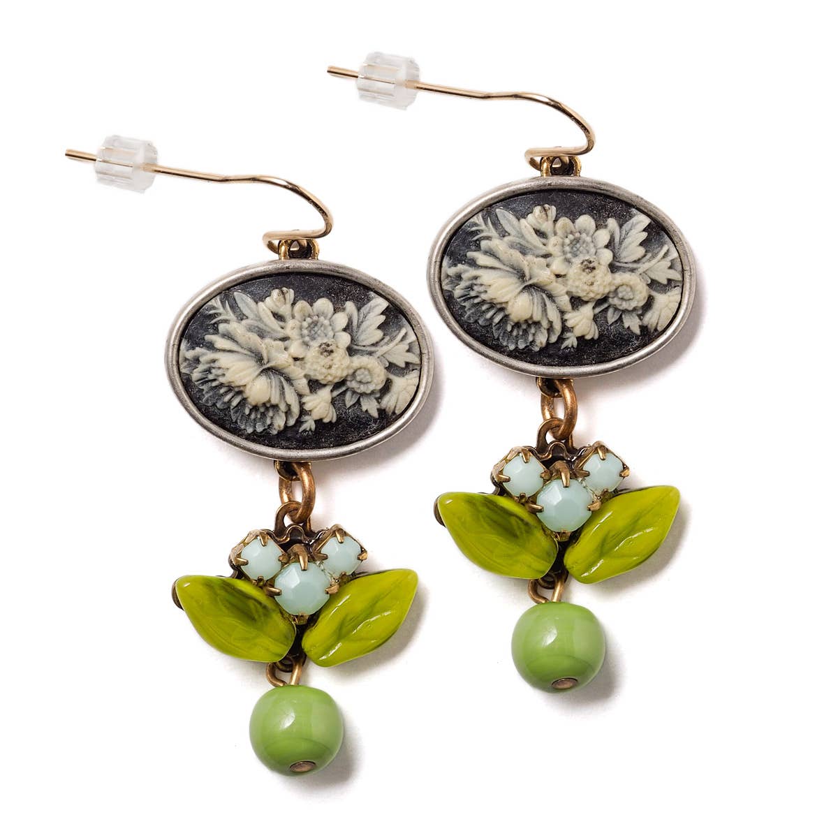 Floral Etching Earrings