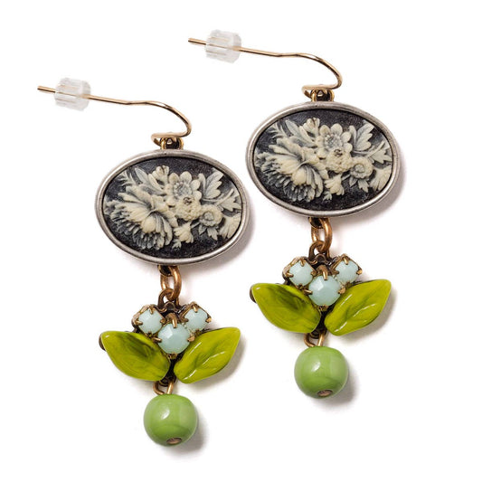 Floral Etching Earrings