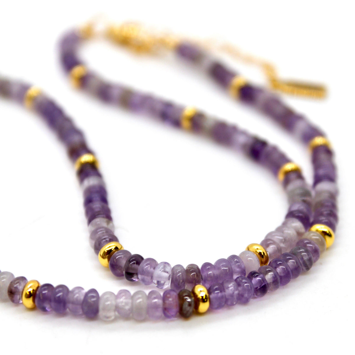 Amethyst + Gold Necklace - NC-509G