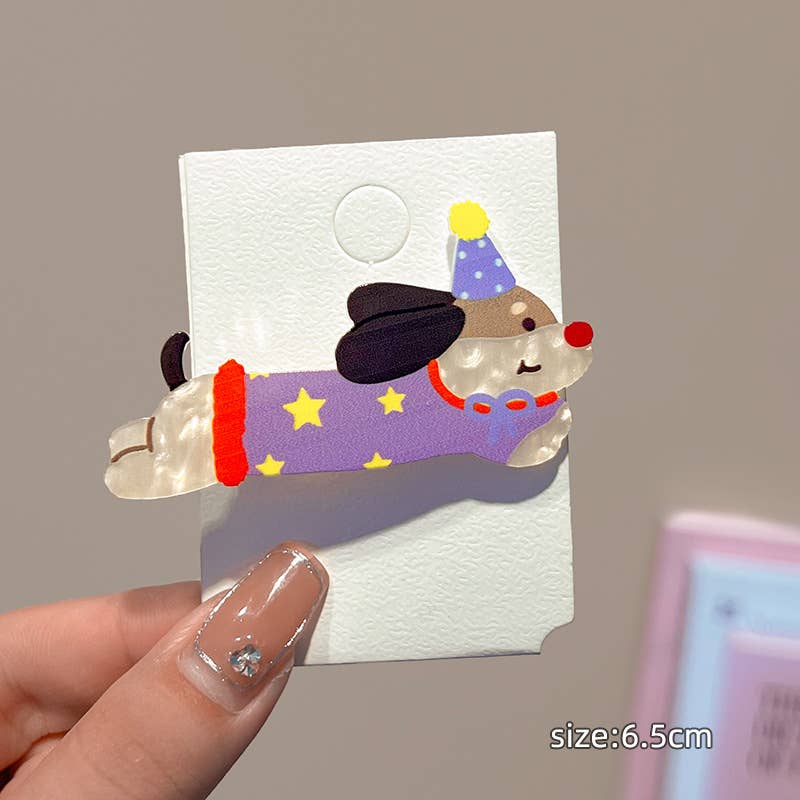 Animal Hair Clasp Barrette