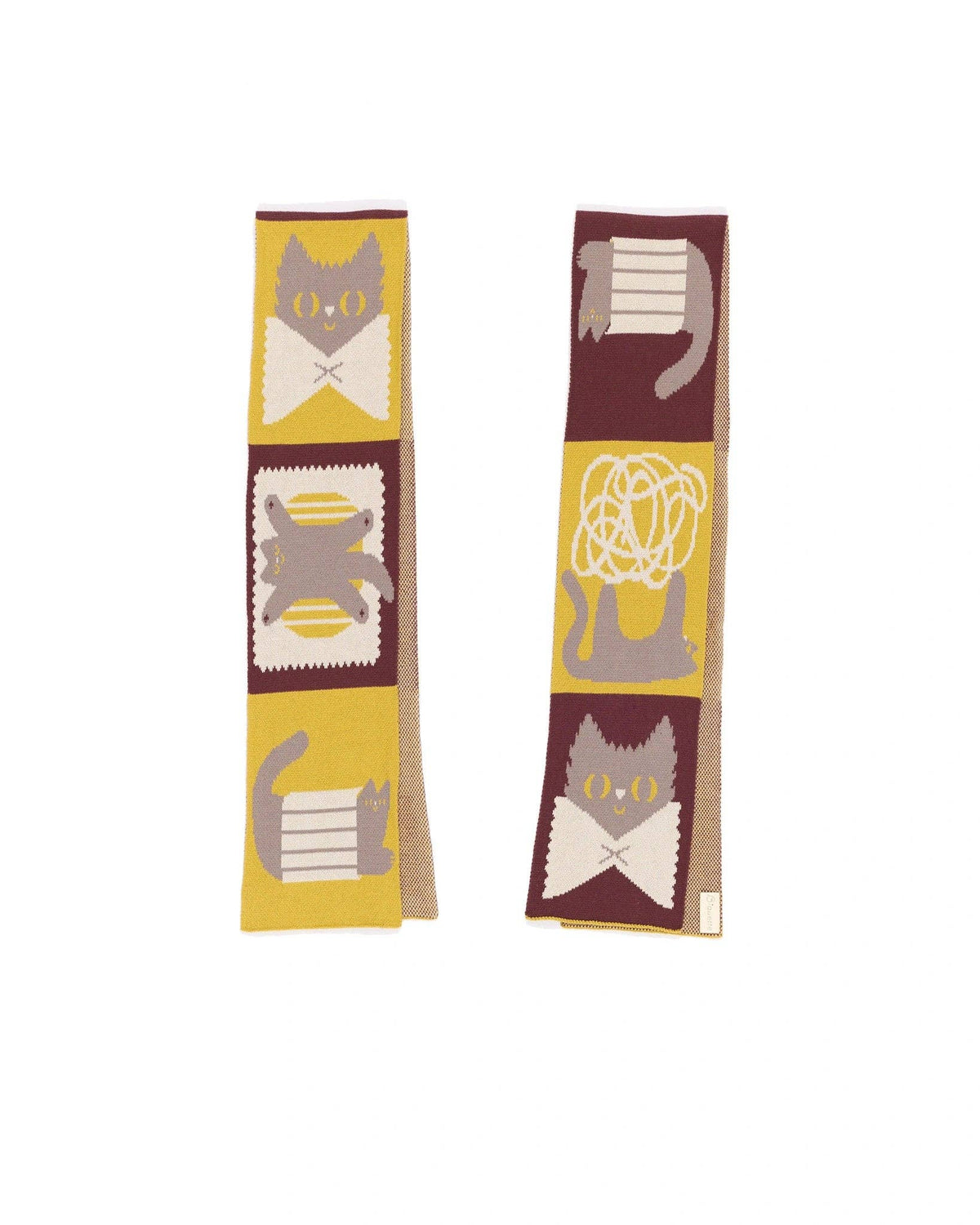 Pasta Cat Mini Scarf — Bow Tie