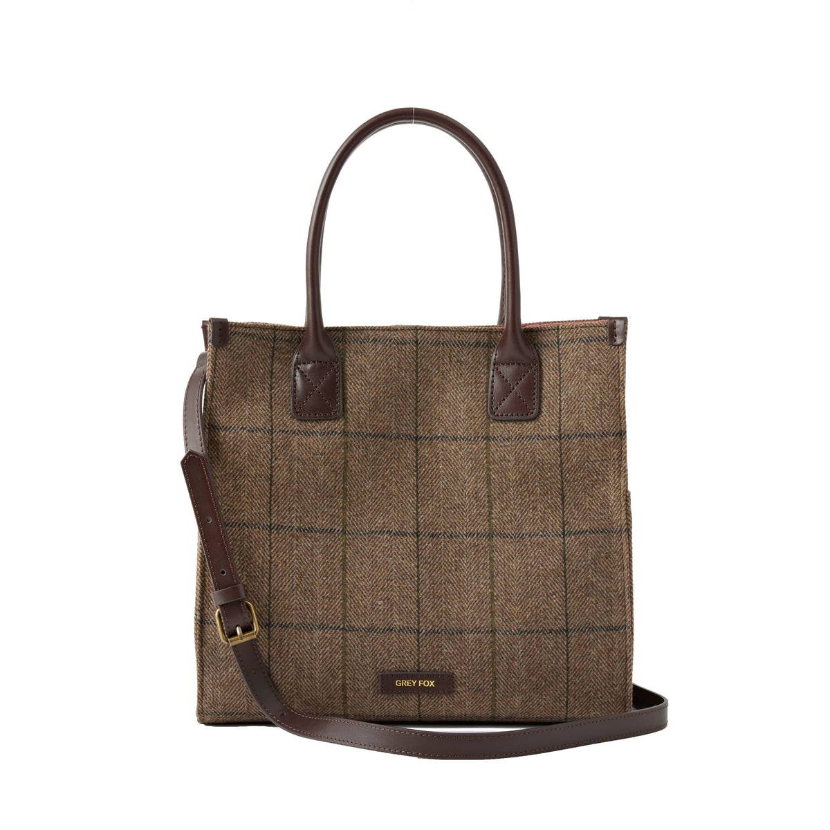 Morgan Tote - Brown Tweed