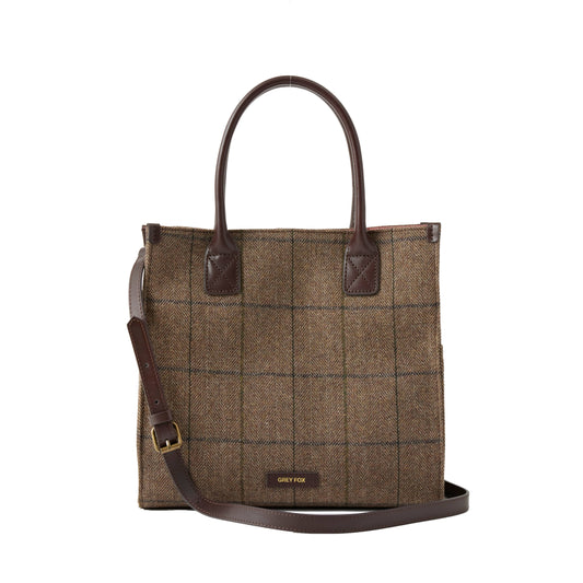 Morgan Tote - Brown Tweed