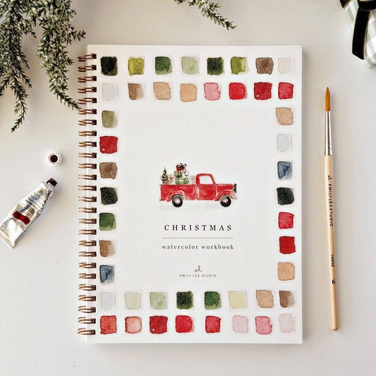 Watercolor Workbook – Classic Christmas
