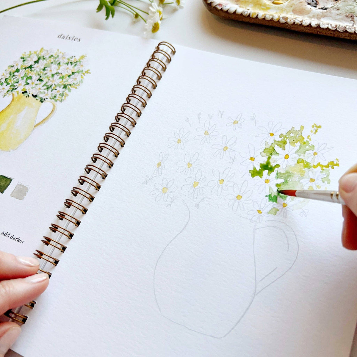Watercolor Workbook – Flowers