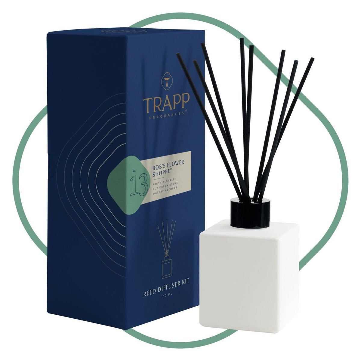 Trapp No. 13 Bob's Flower Shoppe 4 oz. Reed Diffuser Kit