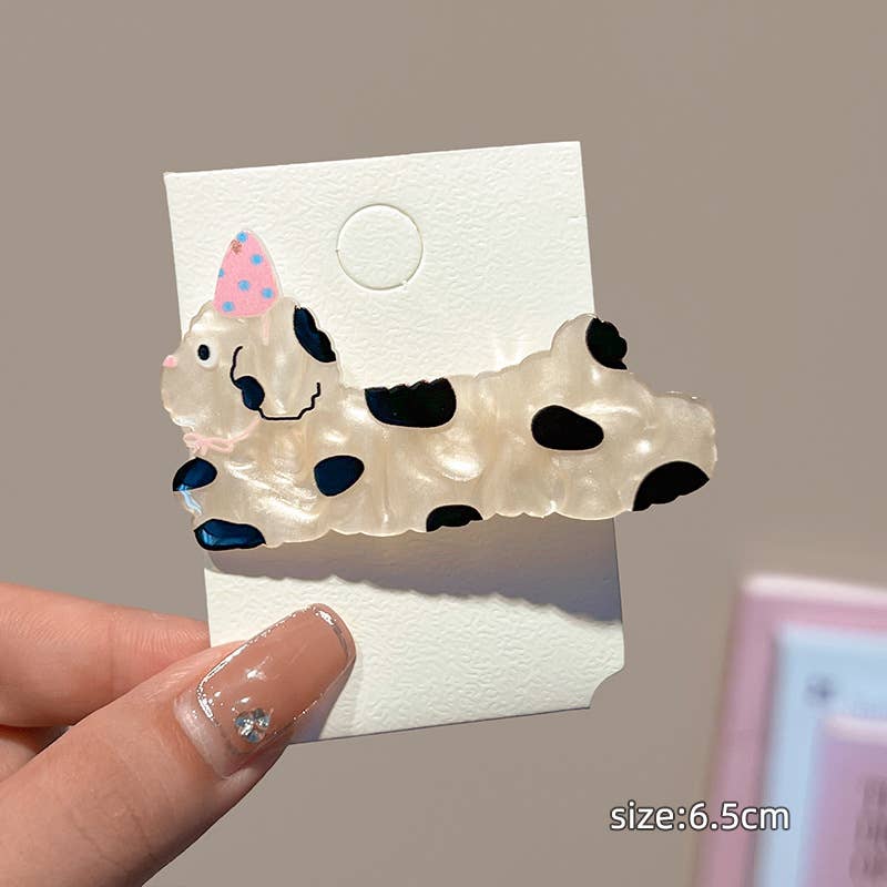 Animal Hair Clasp Barrette