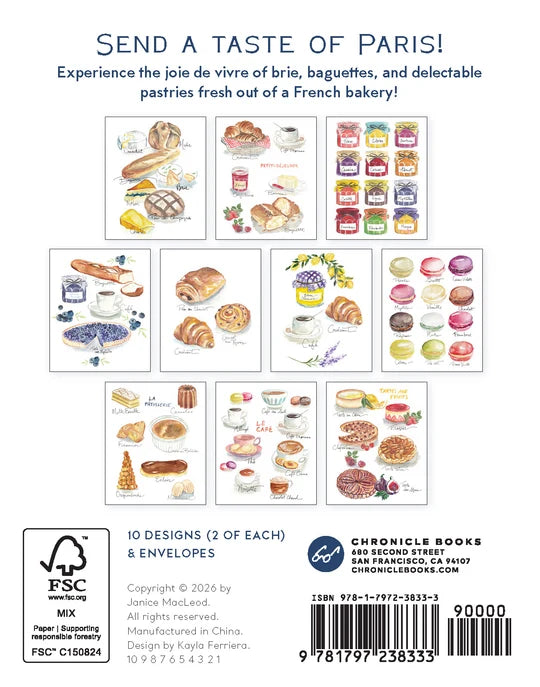 Brie & Baguette Notecards