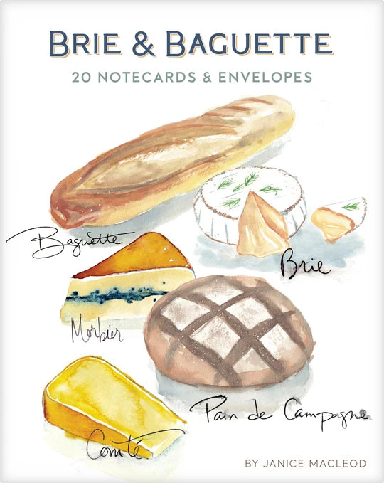 Brie & Baguette Notecards