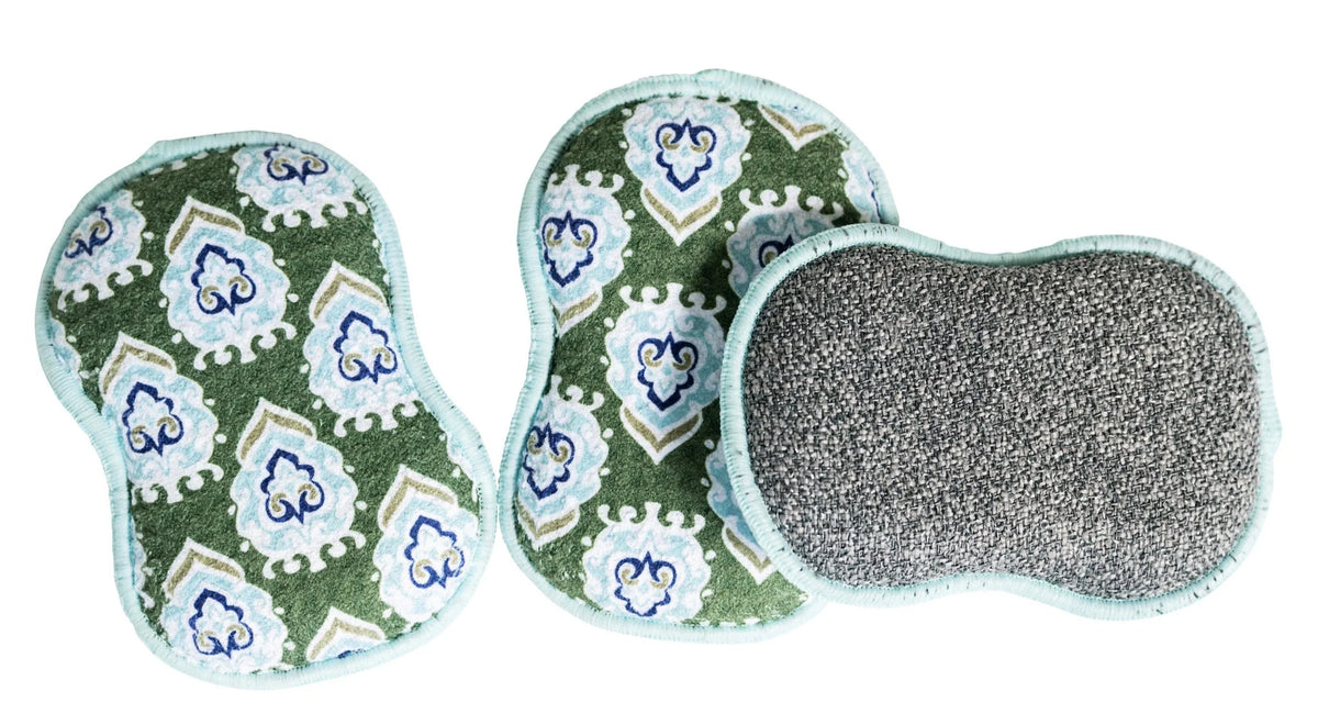 Ajra Reusable Sponges — Set of 3