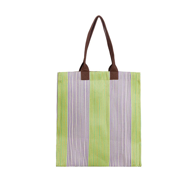 Woven Market Shopper In Doge, Pearl & Grass