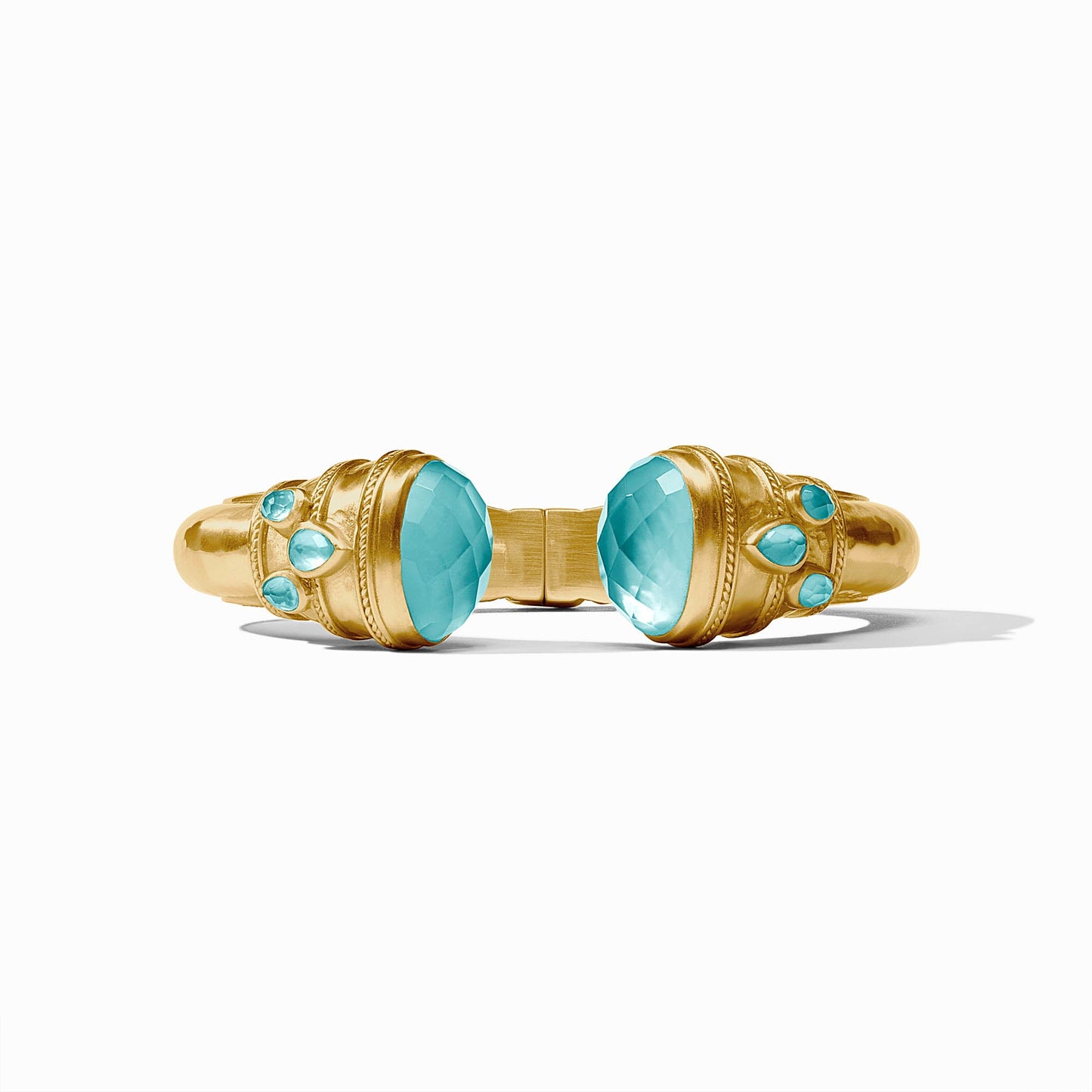 Julie Vos Cannes Cuff in Iridescent Bahamian Blue, Regular