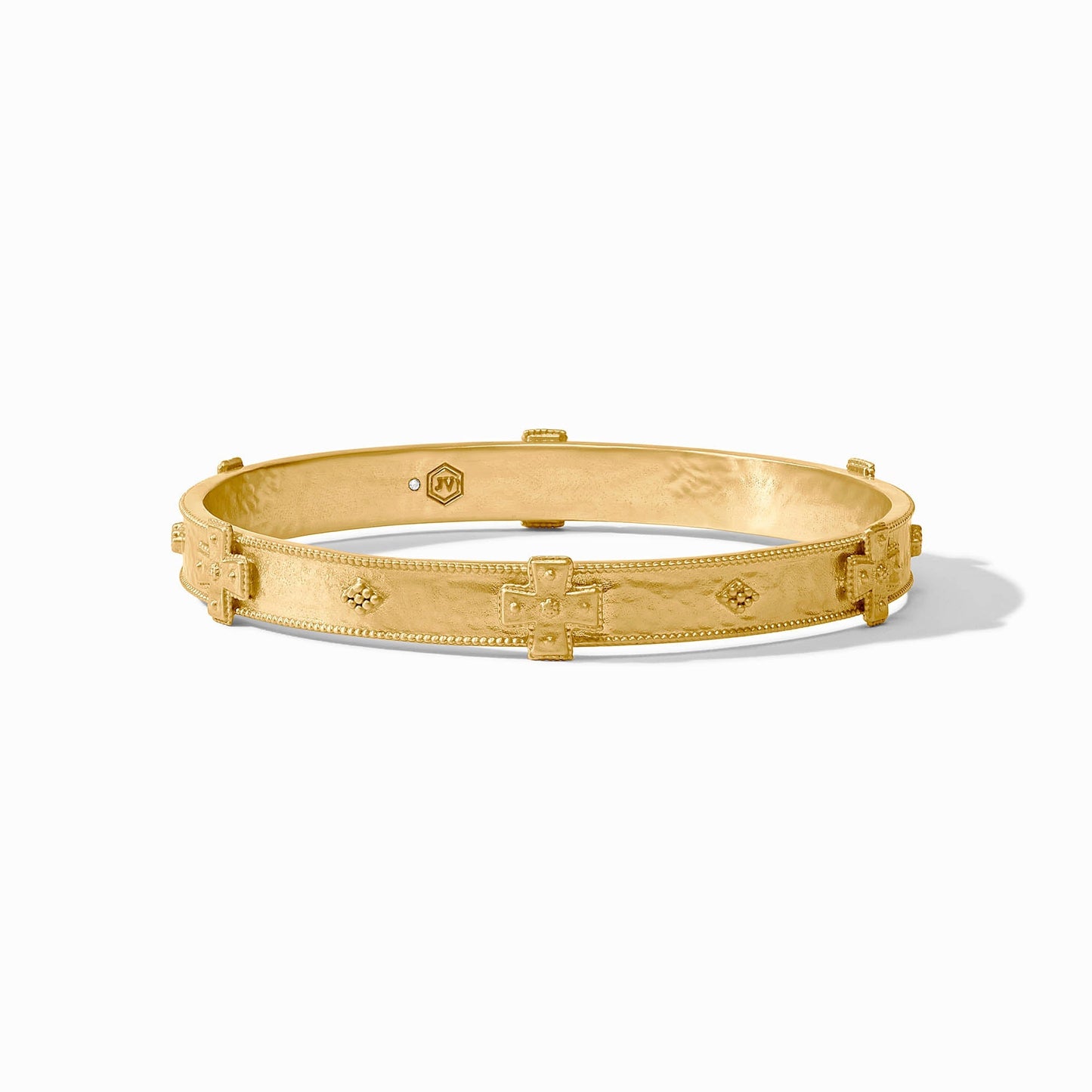 Julie Vos Canterbury Bangle in Gold, Medium