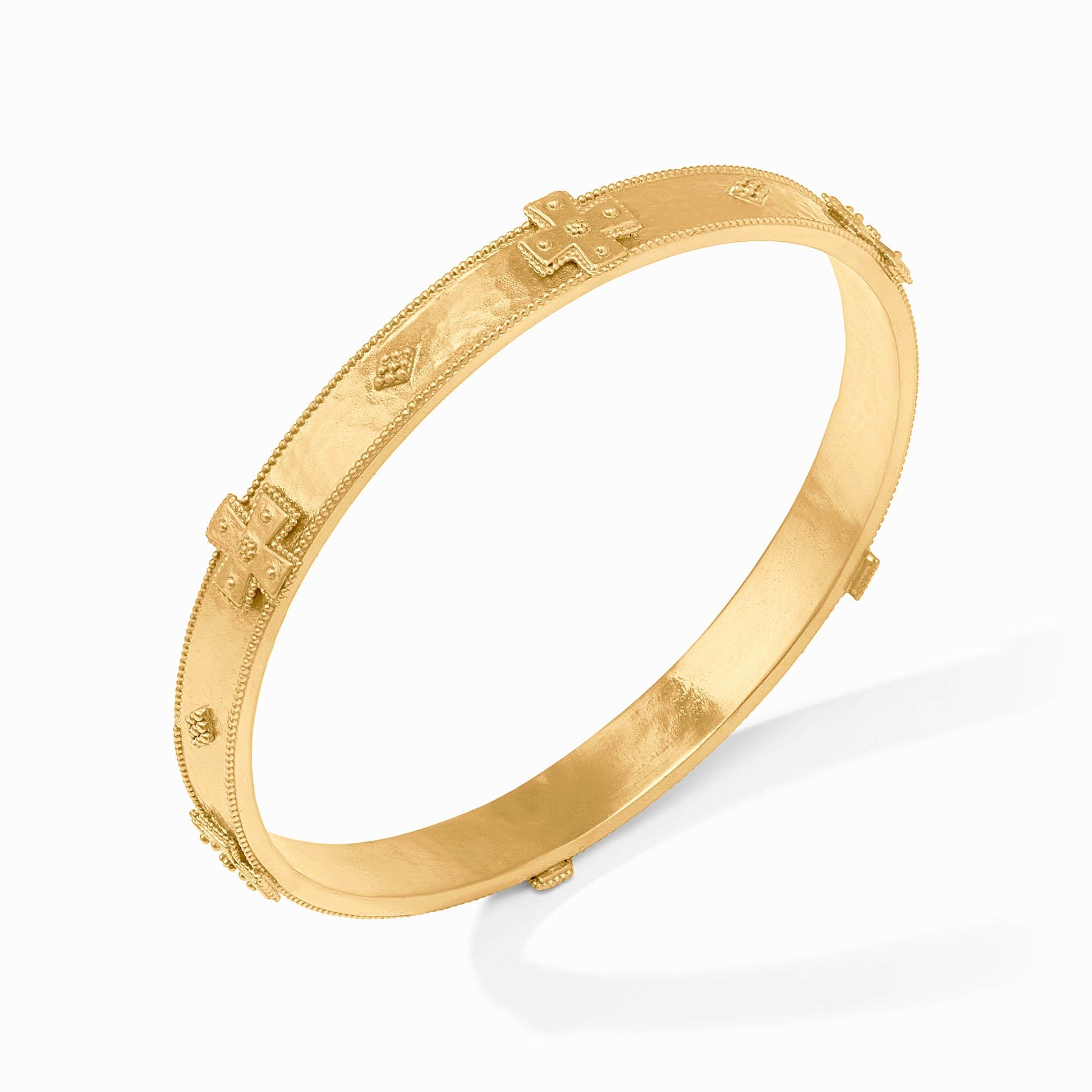 Julie Vos Canterbury Bangle in Gold, Medium – view 3