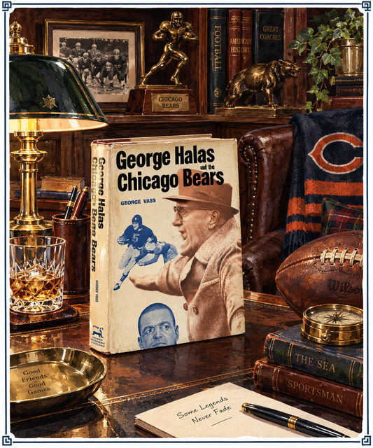 Vintage 1971 First Edition — George Halas and the Chicago Bears by George Vass