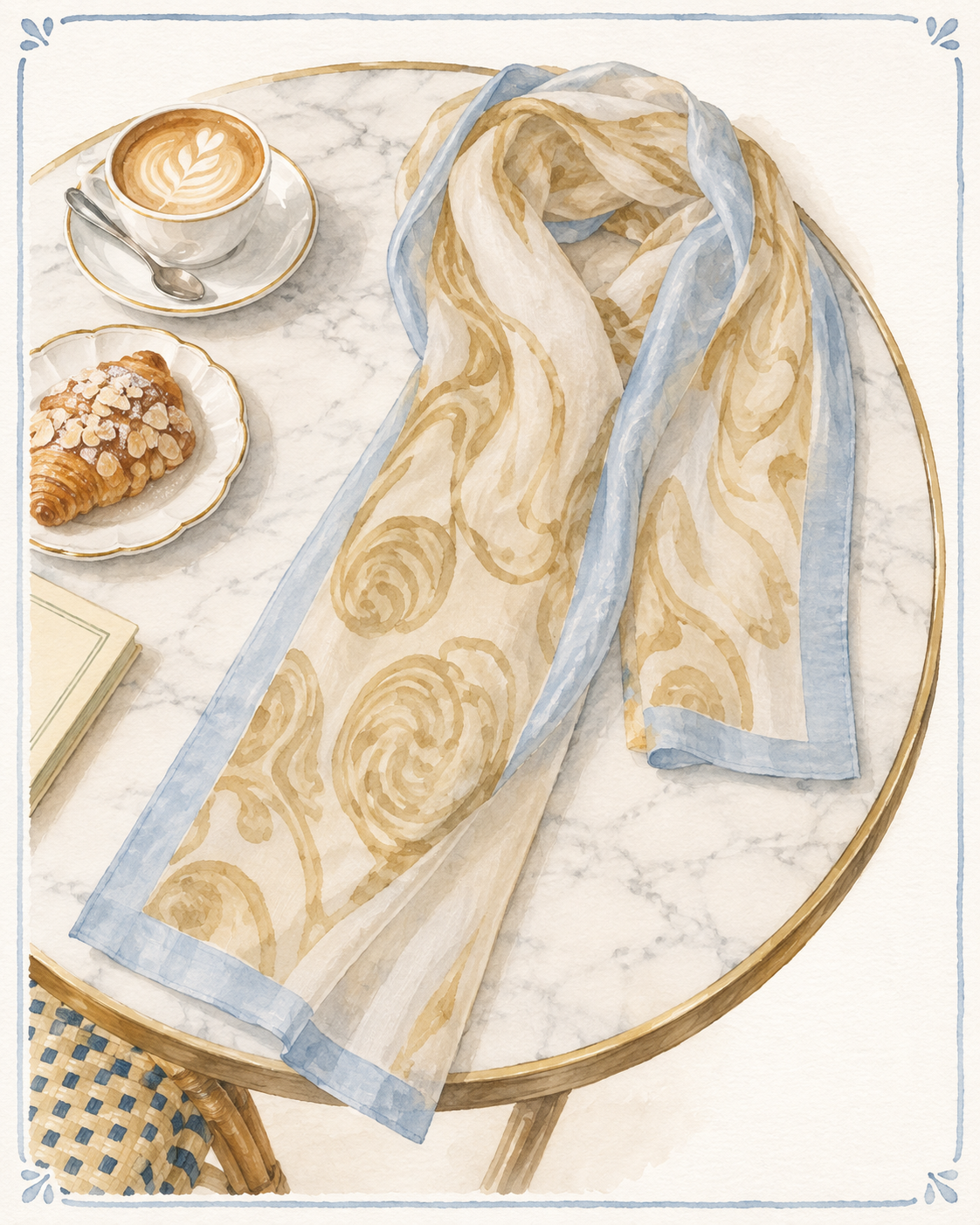 Patisserie Scarf: Pastel Glaze