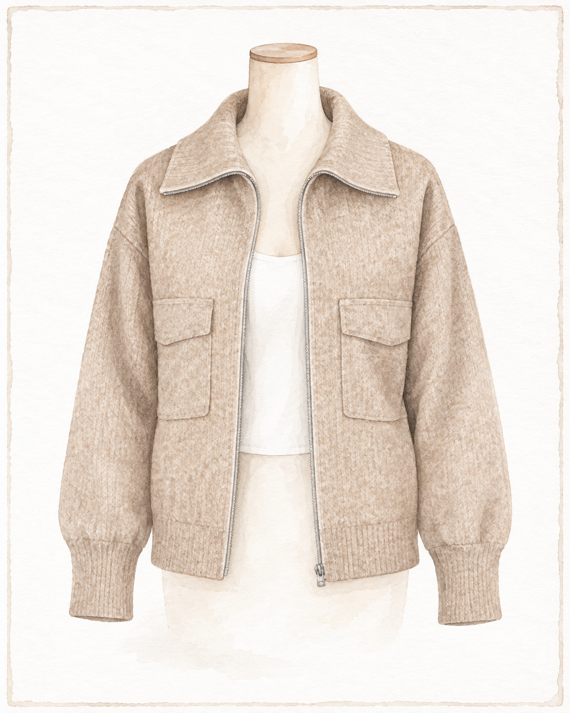 Shay Knitted Sweater Jacket