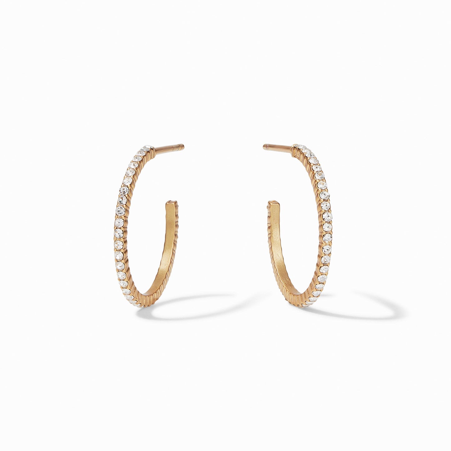 Julie Vos Windsor Hoop in Cubic Zirconia, Small