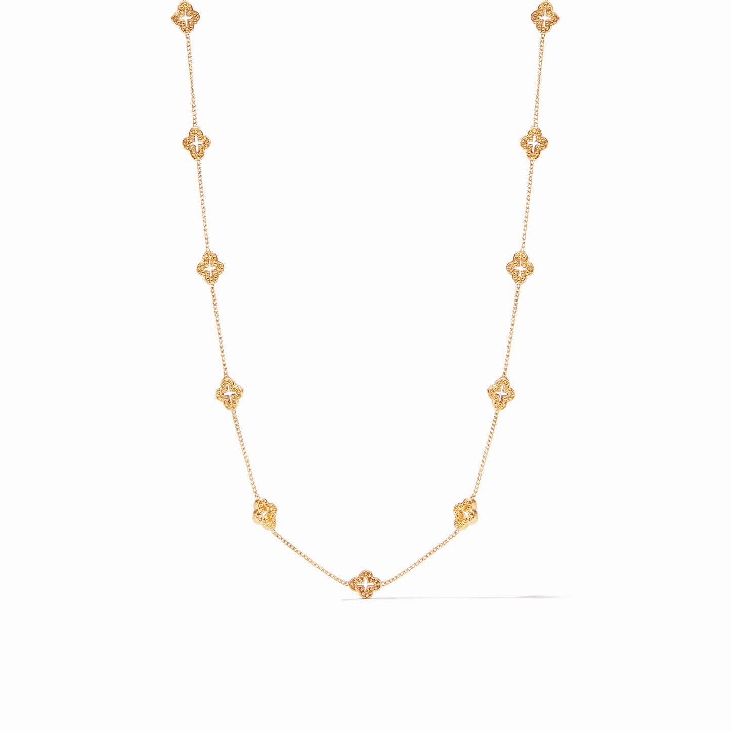 Julie Vos Florentine Demi Delicate Station Necklace in Gold