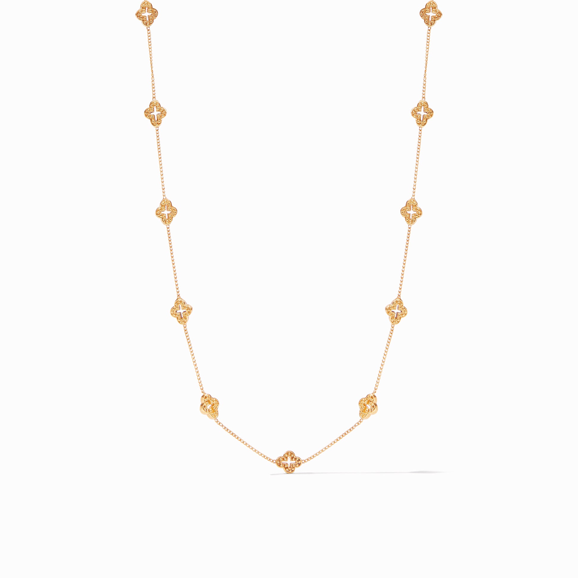 Julie Vos Florentine Demi Delicate Station Necklace in Gold