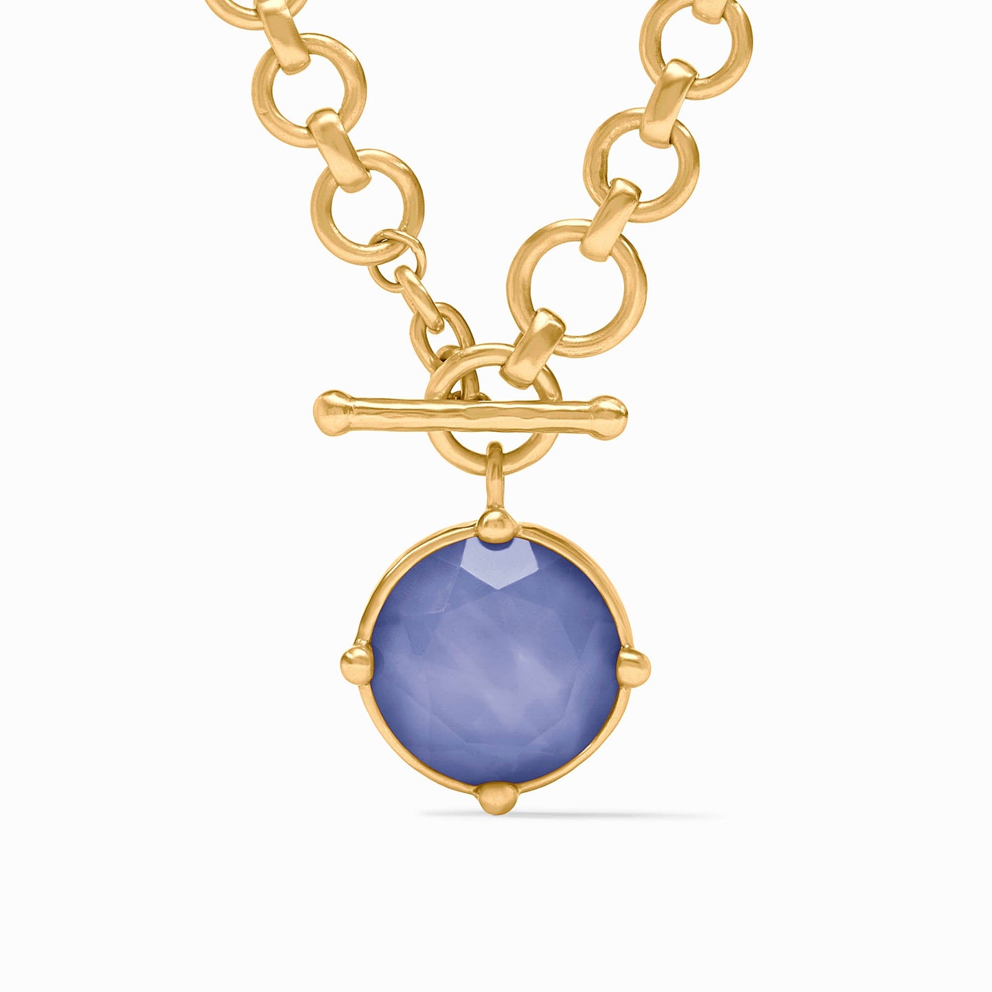 Julie Vos Honeybee Demi Necklace in Iridescent Tanzanite Blue