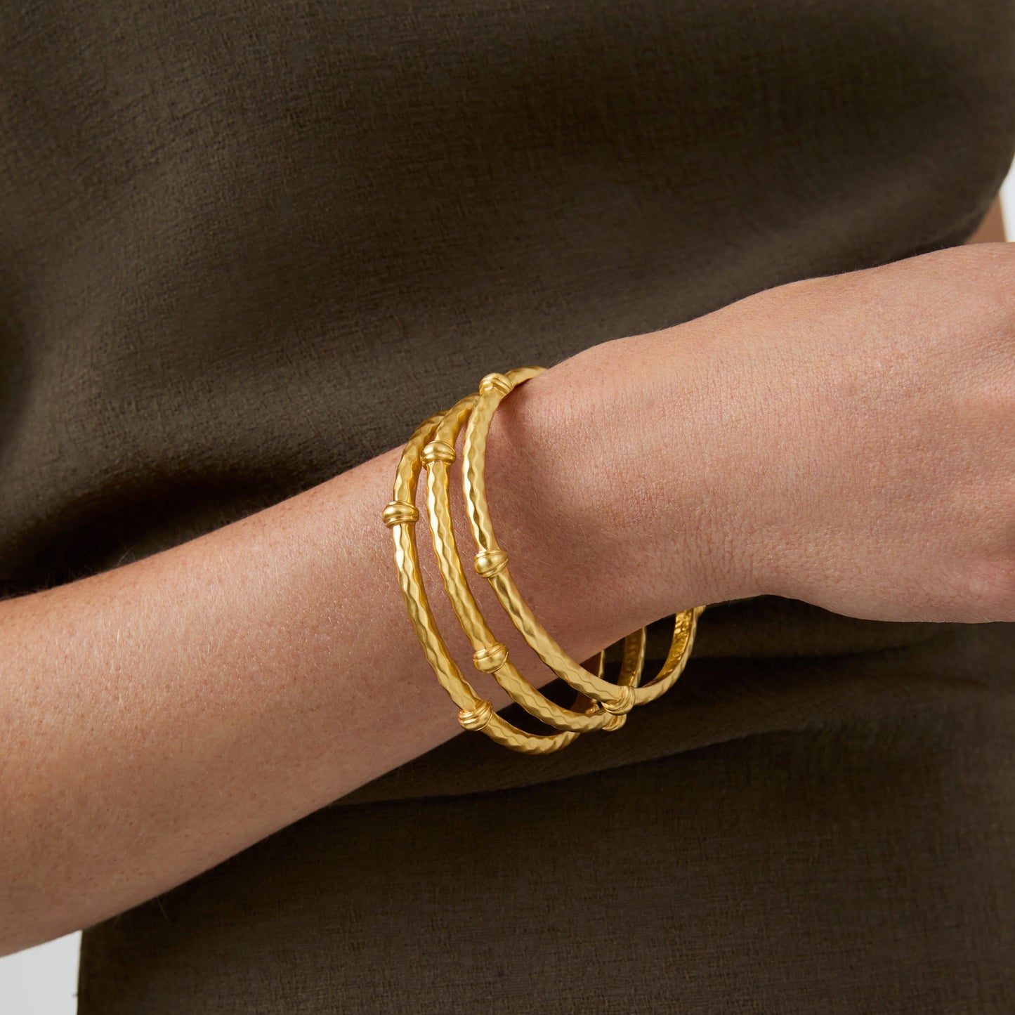 Julie Vos Savannah Bangle in Medium – view 2