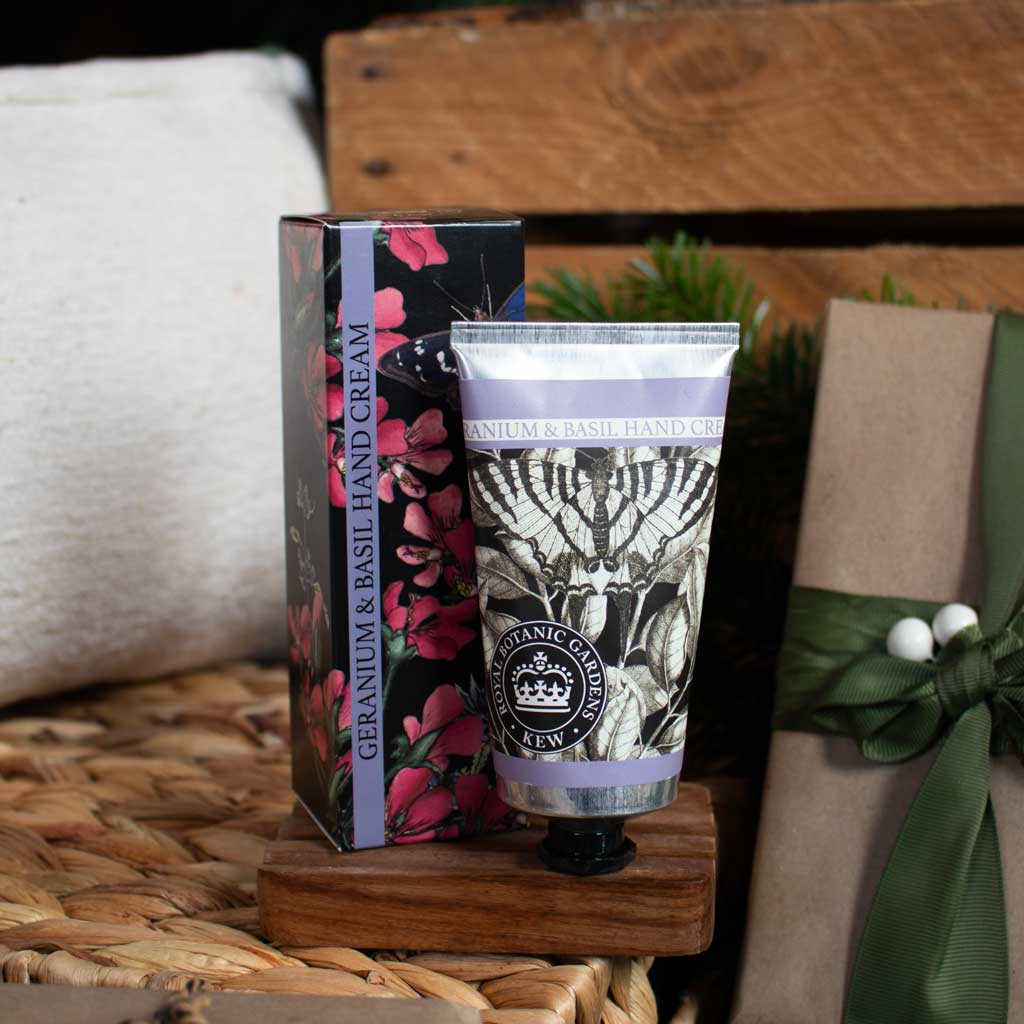 Kew Gardens Geranium and Basil Hand Cream