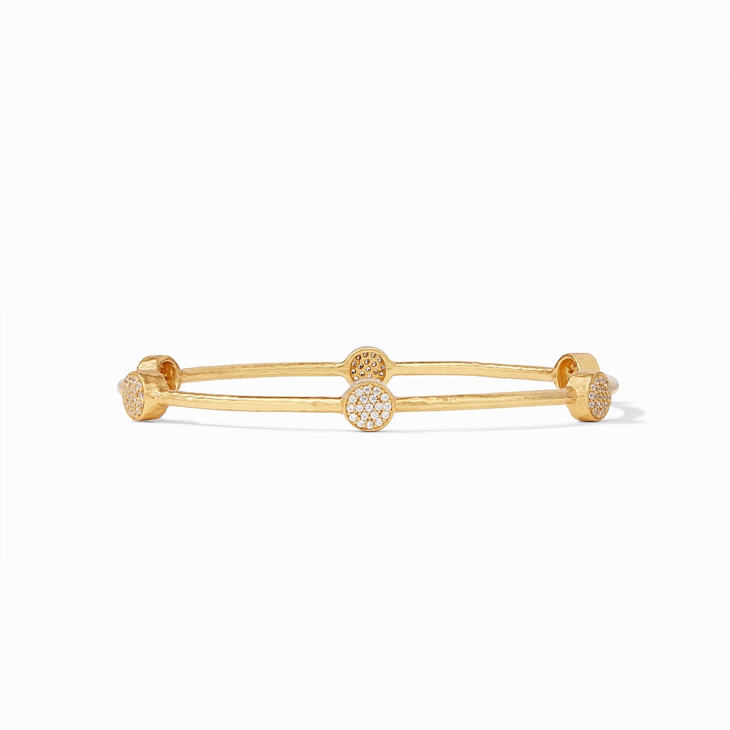 Julie Vos Milano Luxe Bangle in Pavé Cubic Zirconia, Medium