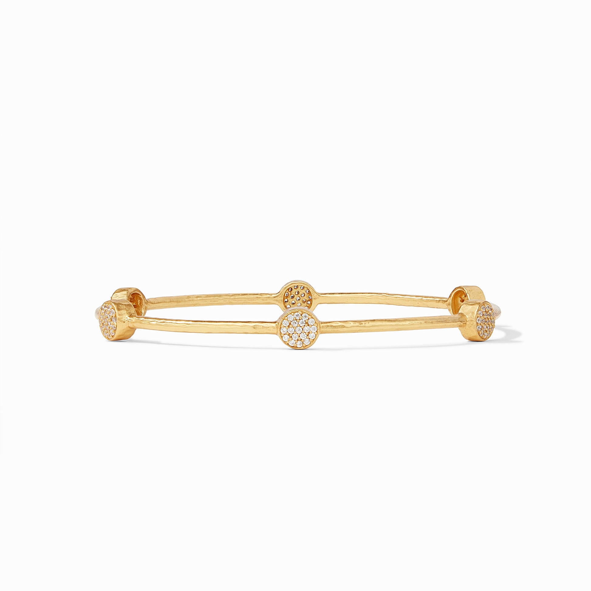 Julie Vos Milano Luxe Bangle in Pavé Cubic Zirconia, Medium