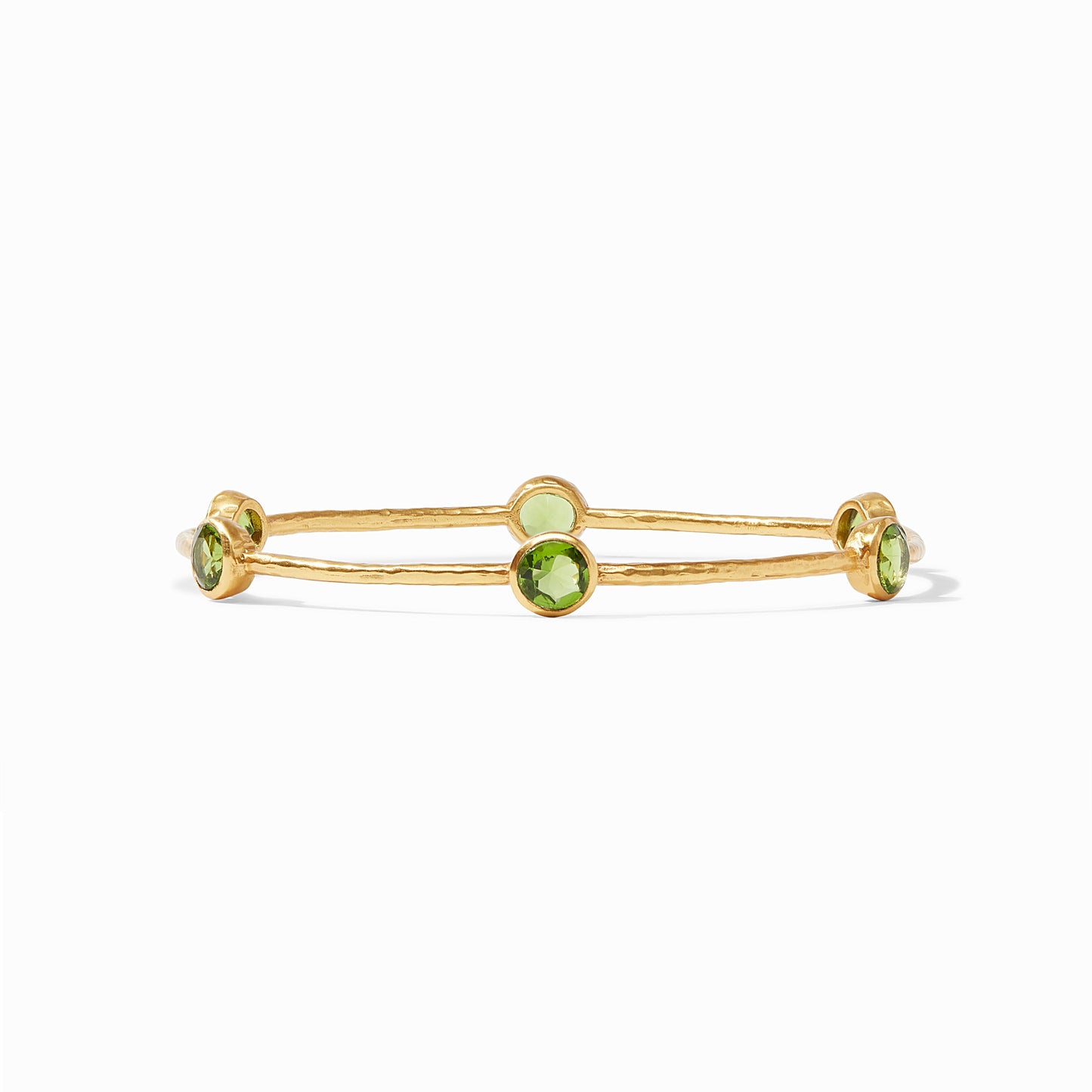 Julie Vos Milano Luxe Bangle in Palmetto Green, Medium