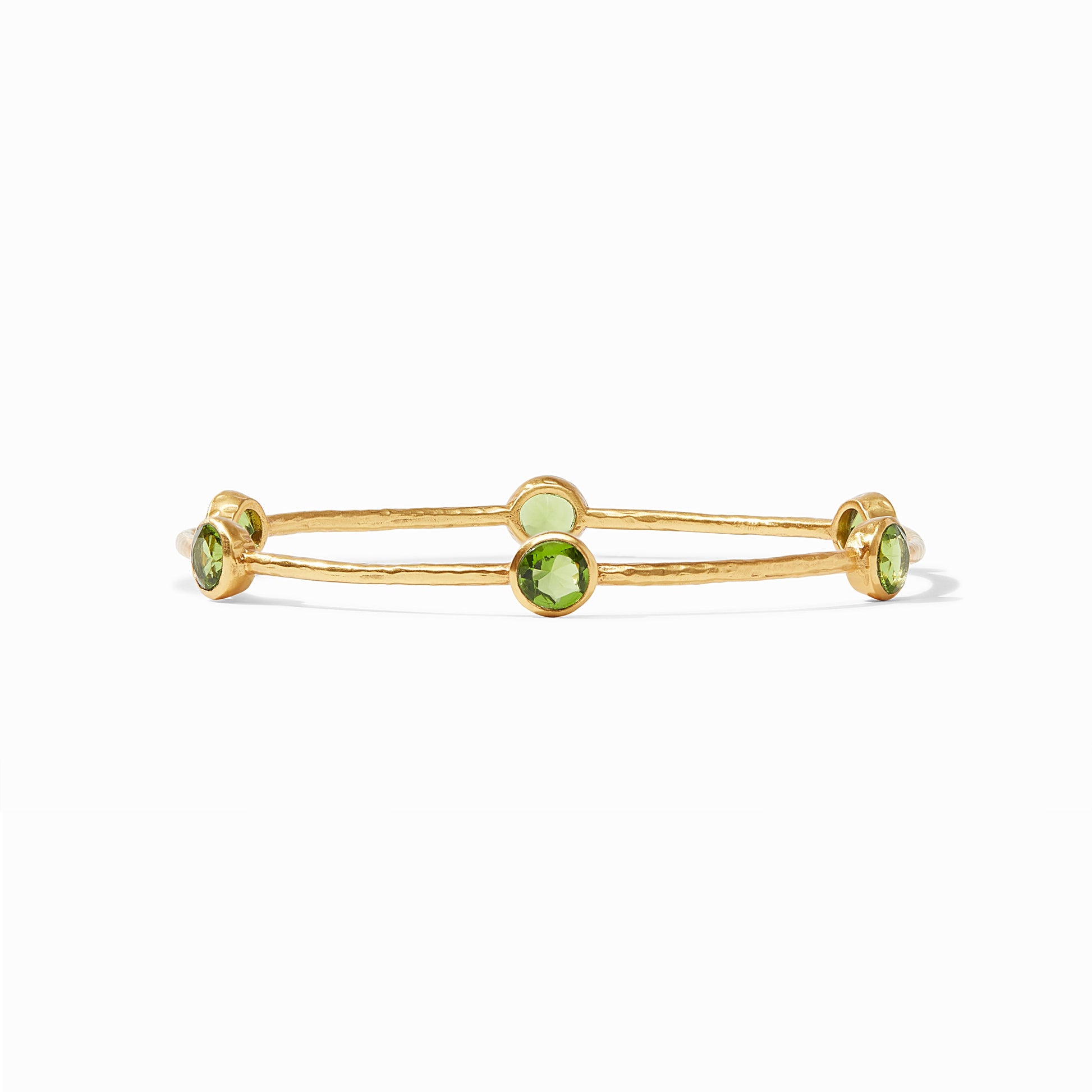 Julie Vos Milano Luxe Bangle in Palmetto Green, Medium