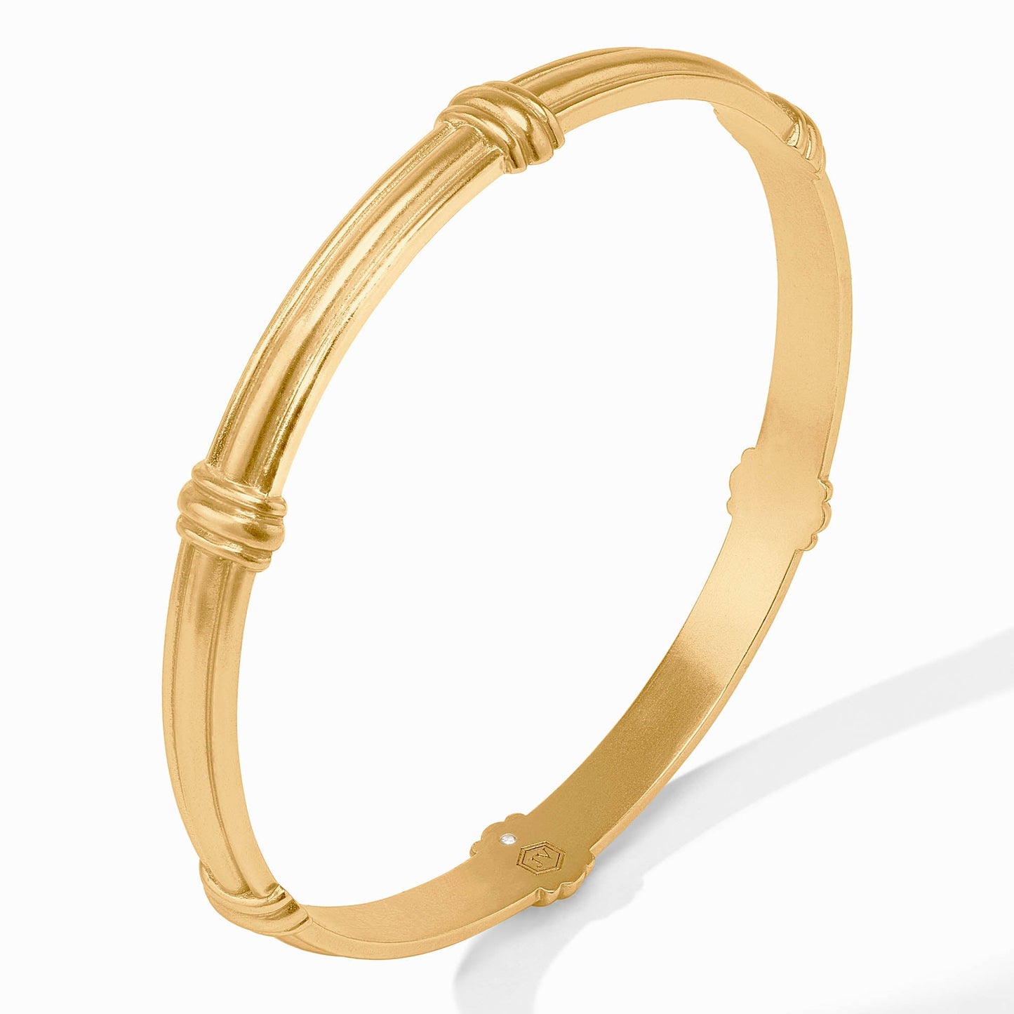 Julie Vos Portofino Stacking Bangle in Gold, Medium – view 3