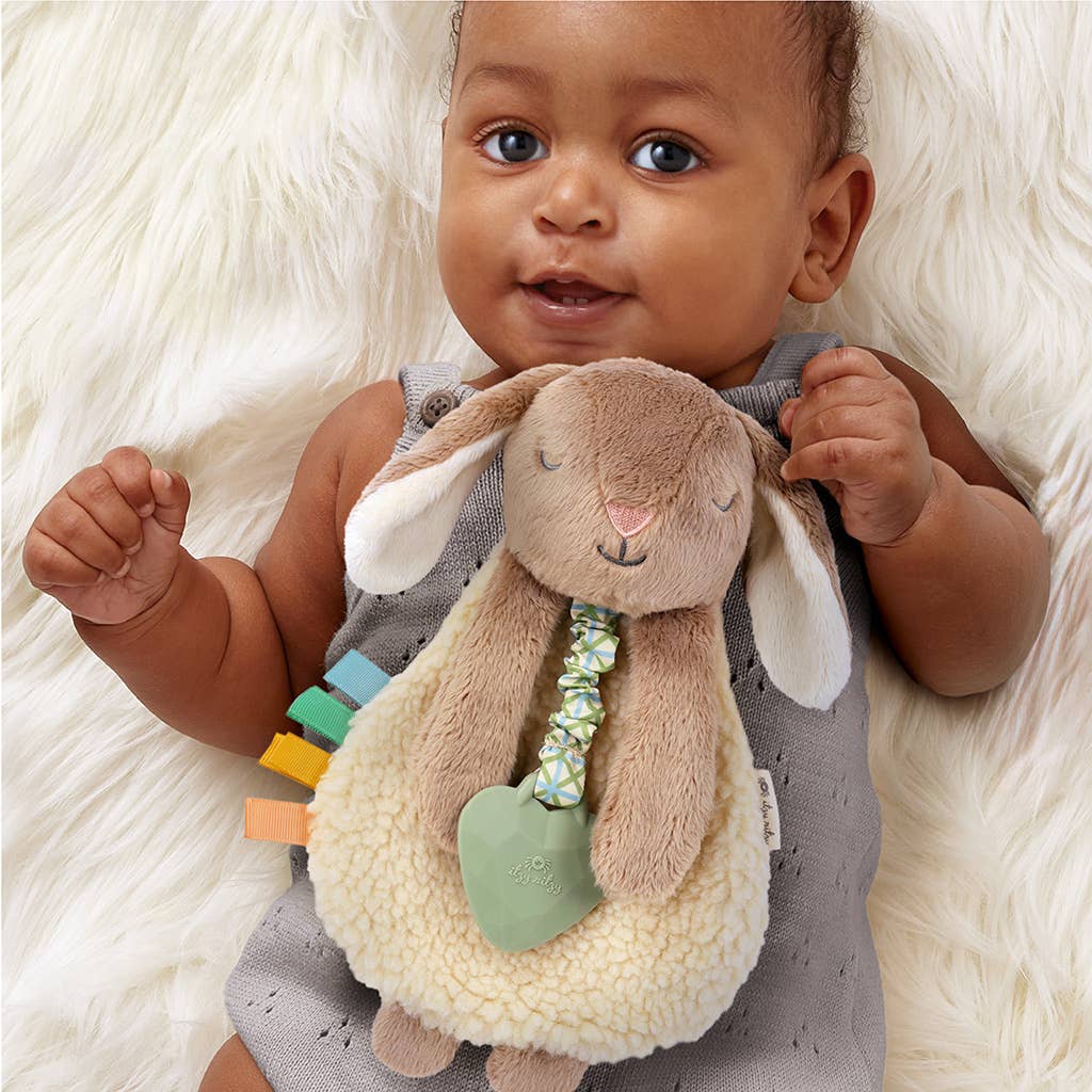 Taupe Bunny Lovey Plush