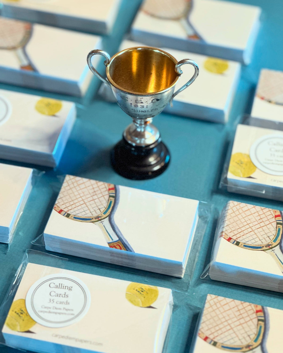 Vintage Tennis Calling Cards