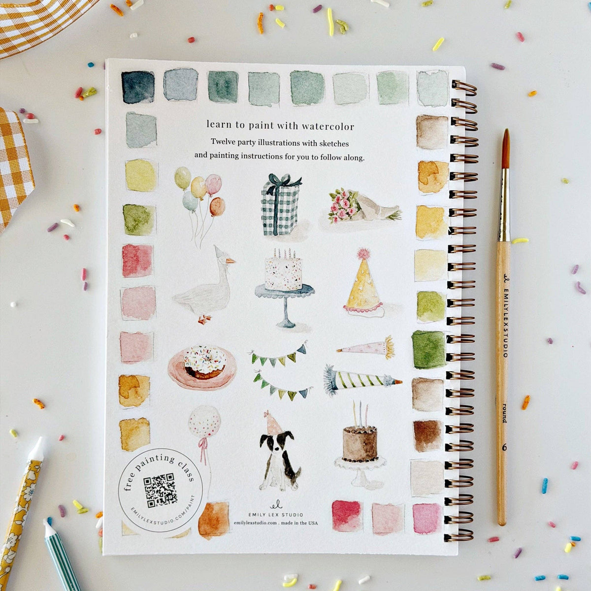 Watercolor Workbook – Celebrate
